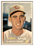 1957 Topps Baseball #358 Jerry Lynch Reds EX-MT 533807