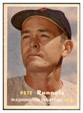 1957 Topps Baseball #064 Pete Runnels Senators EX-MT 533811