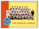 1963 Topps Baseball #039 Los Angeles Angels Team EX-MT 533817
