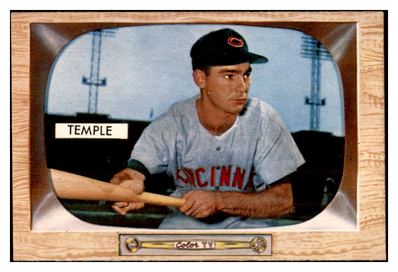 1955 Bowman Baseball #031 Johnny Temple Reds EX-MT 533829