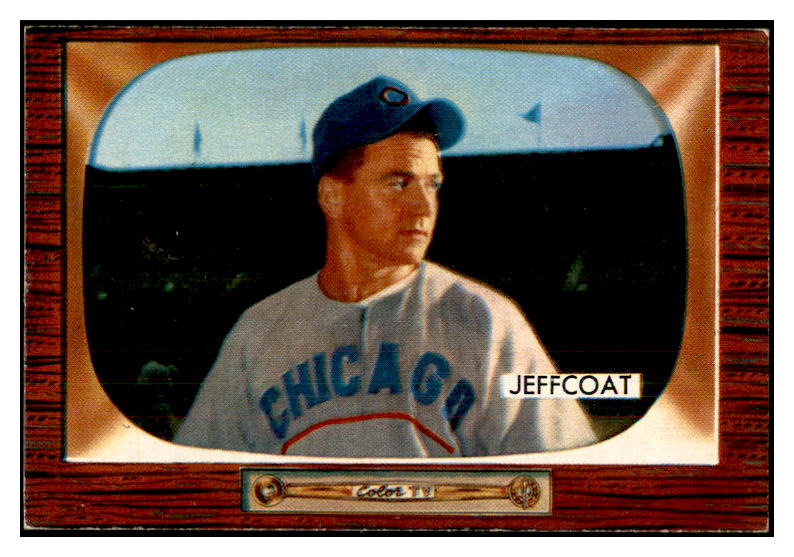 1955 Bowman Baseball #223 Hal Jeffcoat Cubs EX-MT 533830