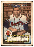 1952 Topps Baseball #289 Tommy Holmes Braves FR-GD 533835