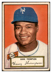 1952 Topps Baseball #003 Hank Thompson Giants VG Red 533838