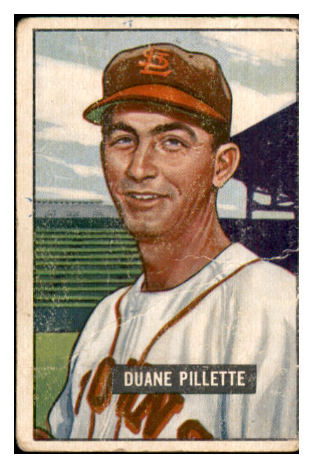 1951 Bowman Baseball #316 Duane Pillette Browns FR-GD 533844