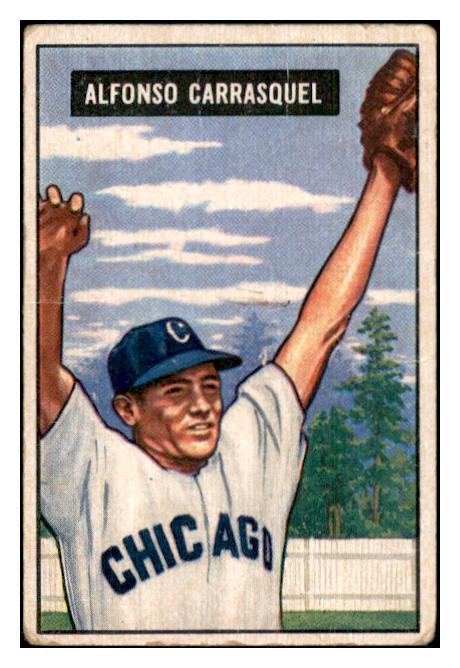 1951 Bowman Baseball #060 Chico Carrasquel White Sox VG 533847