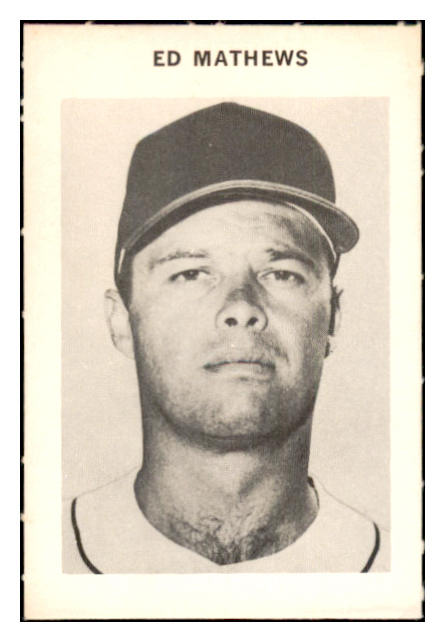 1969 Milton Bradley Eddie Mathews Tigers EX-MT 533848