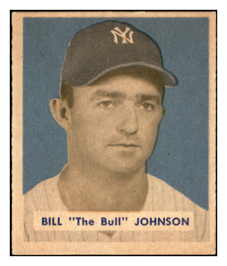 1949 Bowman Baseball #129 Bill Johnson Yankees EX-MT 533849