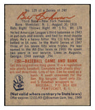 1949 Bowman Baseball #129 Bill Johnson Yankees EX-MT 533849