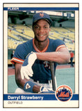 1984 Fleer #599 Darryl Strawberry Mets EX+/EX-MT 533862