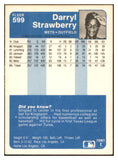 1984 Fleer #599 Darryl Strawberry Mets EX+/EX-MT 533862