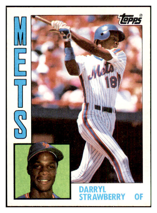 1984 Topps #182 Darryl Strawberry Mets NR-MT 533869