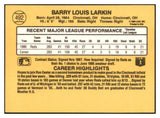 1987 Donruss #492 Barry Larkin Reds NR-MT 533873