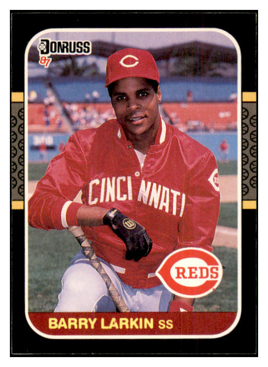 1987 Donruss #492 Barry Larkin Reds NR-MT 533875
