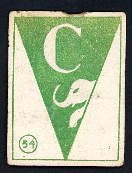 1945-46 Caramelo Deportivo #054 Cienfuegos Team Banner Good 533886