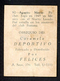 1945-46 Caramelo Deportivo #092 Agapito Mayor Good 533887