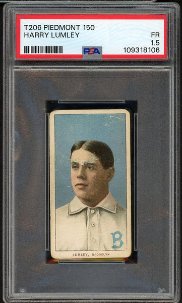 1909-11 T206 T 206 Harry Lumley Dodgers PSA 1.5 FR 533899
