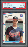 1988 Fleer #539 Tom Glavine Braves PSA 8 NM/MT 533919
