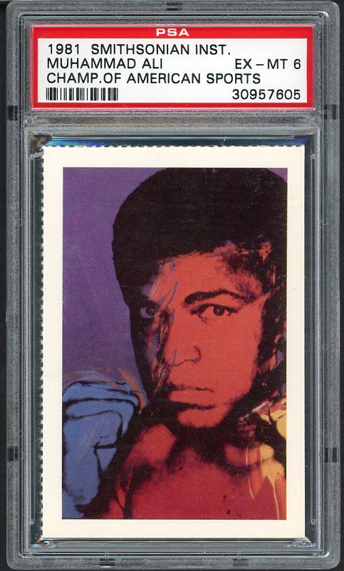 1981 Smithsonian Institution Muhammad Ali Boxer PSA 6 EX-MT 533924
