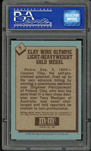 1983 Topps Olympians #007 Cassius Clay Muhammad Ali PSA 8 NM/MT 533927