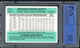 1984 Donruss #053 George Brett Royals PSA 8 NM/MT 533944
