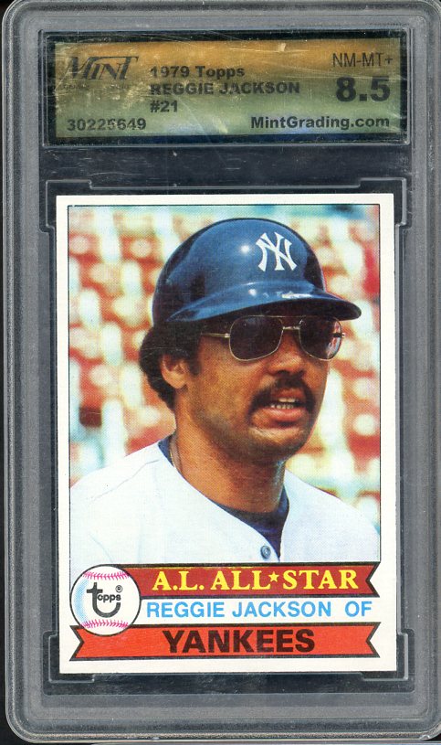 1979 Burger King #021 Reggie Jackson Yankees MGS 8.5 NM/MT+ 533954
