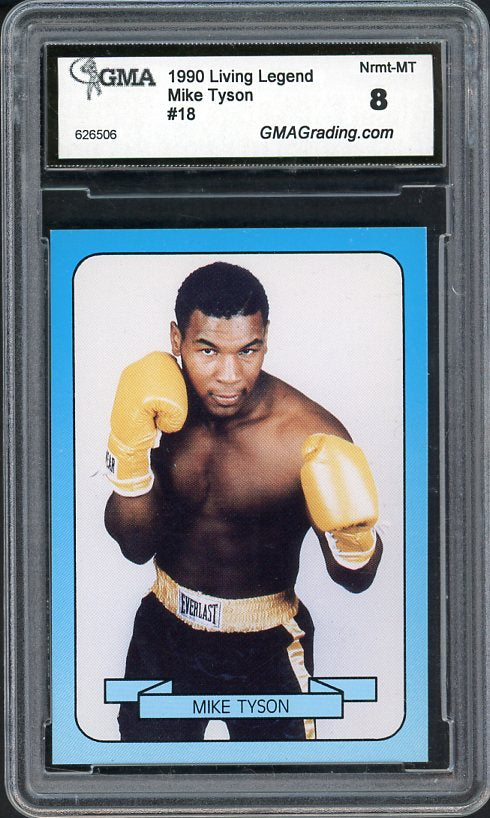1990 Living Legend #018 Mike Tyson Boxer GMA 8 NM/MT 533956