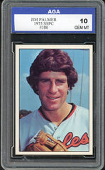 1975 SSPC #380 Jim Palmer Orioles AGA 10 GEM MINT 533957