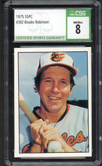 1975 SSPC #392 Brooks Robinson Orioles CSG 8 NM/MT 533968