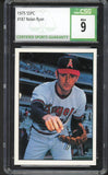 1975 SSPC #187 Nolan Ryan Angels CSG 9 MINT 533969