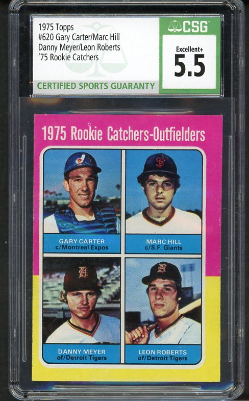 1975 Topps Baseball #620 Gary Carter Expos CSG 5.5 EX+ 533994