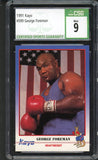 1991 Kayo #099 George Foreman Boxer CSG 9 MINT 533996