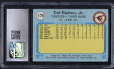 1982 Fleer #176 Cal Ripken Orioles CSG 8 NM/MT 534007