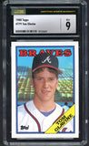 1988 Topps #779 Tom Glavine Braves CSG 9 MINT 534008