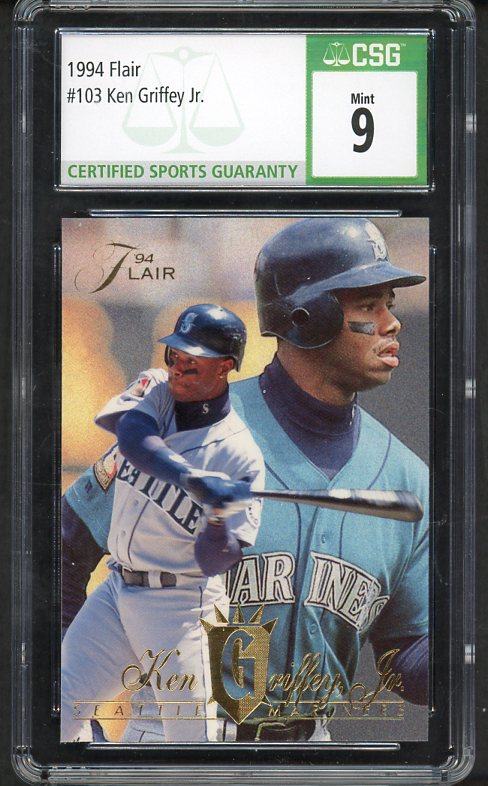 1994 Flair #103 Ken Griffey Jr Mariners CSG 9 MINT 534014