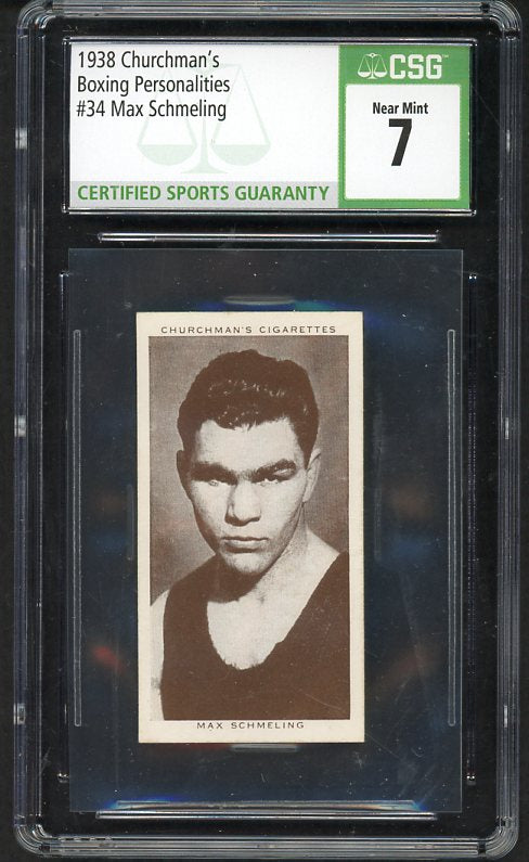 1938 Churchmans #034 Max Schmeling Boxer CSG 7 NM 534031