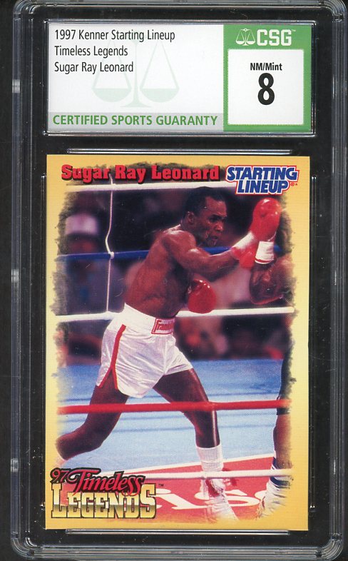 1997 Kenner Starting Line Up Sugar Ray Leonard Boxer CSG 8 NM/MT 534057