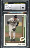1989 Upper Deck #017 John Smoltz Braves CSG 9 MINT 534058