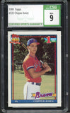 1991 Topps #333 Chipper Jones Braves CSG 9 MINT 534062
