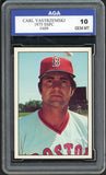1975 SSPC #409 Carl Yastrzemski Red Sox AGA 10 GEM MINT 534064