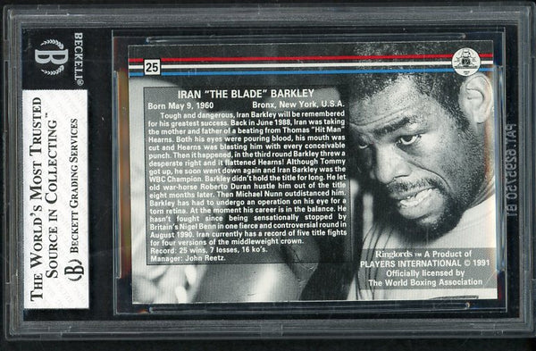 1991 Ringlords #025 Iran Barkley Boxer BVG 7 NM 534067