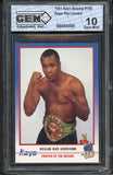1991 Kayo #156 Sugar Ray Leonard Boxer GGI 10 GEM MINT 534082