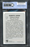 1991 All World #012 Roberto Duran Boxer GGI 10 GEM MINT 534084
