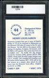 1975 SSPC #239 Hank Aaron Brewers CGI 10 GEM MINT 534087