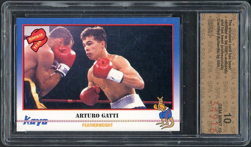 1991 Kayo #169 Arturo Gatti Boxer SPA 10 GEM MINT 534092