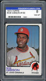 1973 Topps Baseball #190 Bob Gibson Cardinals GMC 8 NM/MT 534096