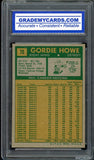 1971 Topps Hockey #070 Gordie Howe Red Wings GMC 8 NM/MT 534101