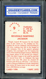 1975 SSPC #494 Reggie Jackson A's GMC 10 GEM MINT 534102