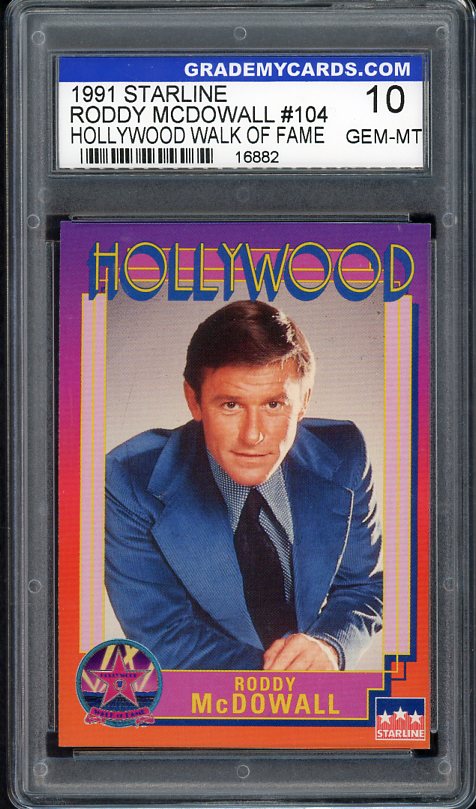 1991 Starline #104 Roddy McDowall GMC 10 GEM MINT 534109