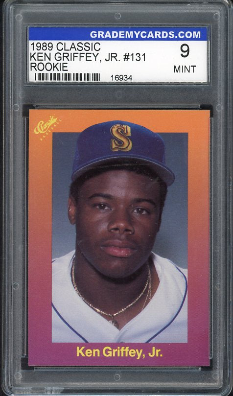 1989 Classic #131 Ken Griffey Jr Mariners GMC 9 MINT 534113