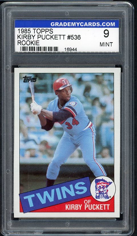 1985 Topps #536 Kirby Puckett Twins GMC 9 MINT 534115